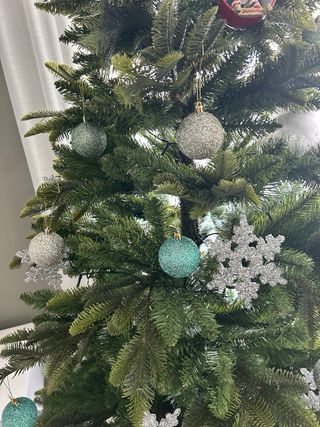 Bolas de Navidad Plateadas 12 unidades 9eur