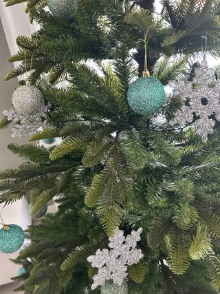 Bolas de Navidad Plateadas 12 unidades 9eur