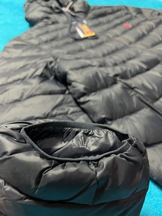 Chaqueta Polo Ralph Lauren Plumas Negra Talla L