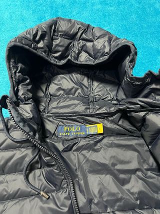Chaqueta Polo Ralph Lauren Plumas Negra Talla L