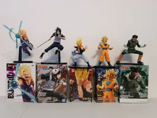 Figuras Naruto y Dragon Ball