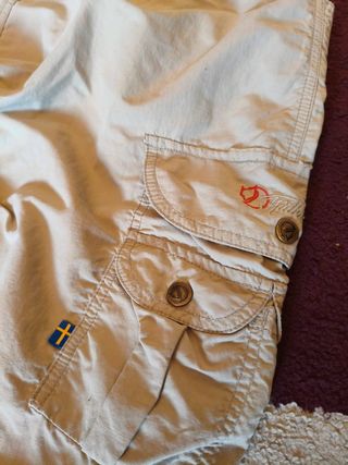 Pantalones Fjallraven Vintage Gorpcore Beige