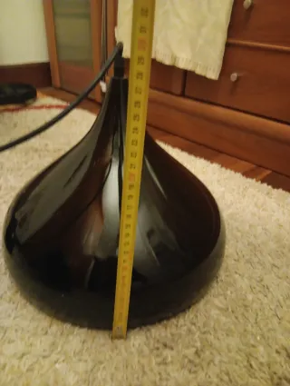 Juego de 2 lámparas colgantes negras