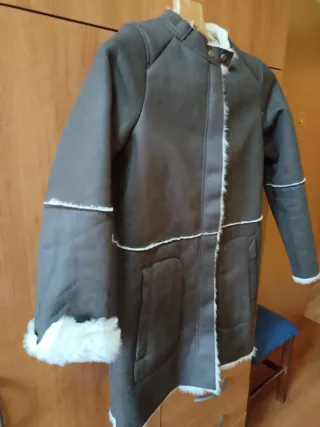 Chaqueta marrón forrada