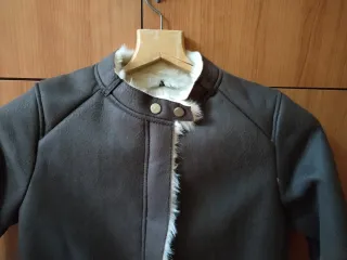 Chaqueta marrón forrada