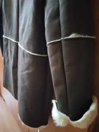 Chaqueta marrón forrada