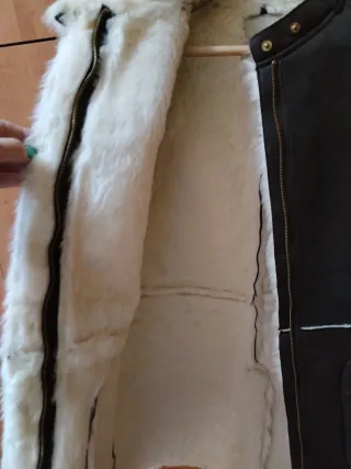 Chaqueta marrón forrada