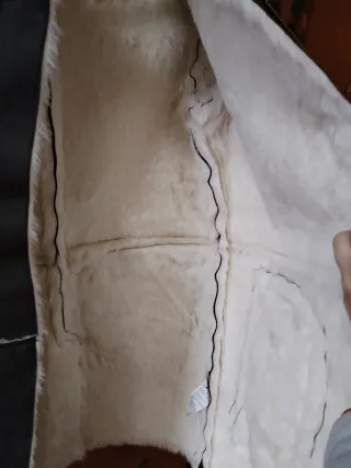 Chaqueta marrón forrada