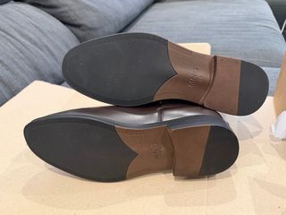 Botas Chelsea efecto piel Mango Marrón