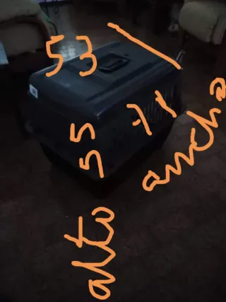 Jaula Transportín Perros Negro y Multicolor