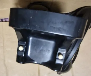 Telefono SIP a muro in bachelite a disco nero vint