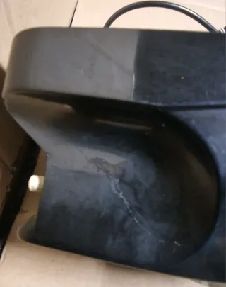 Telefono SIP a muro in bachelite a disco nero vint