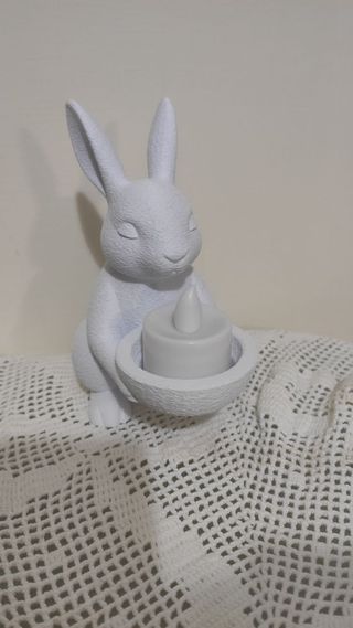 Coniglietto Pasquale con luce