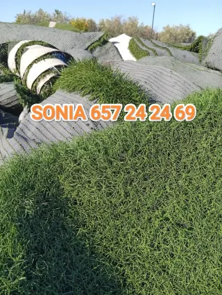 Césped artificial reciclado