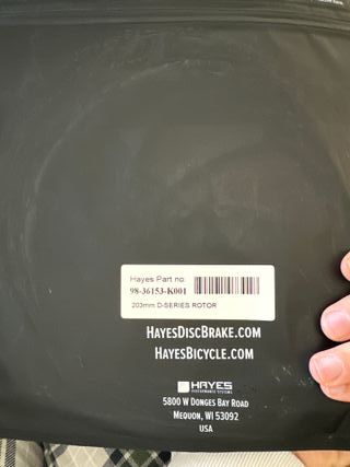 Disco Freno Hayes D-Series 203mm