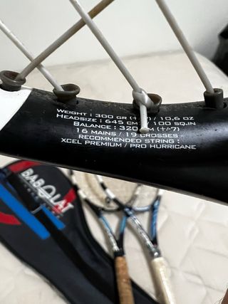 3 Raquetas de Tenis Babolat con funda