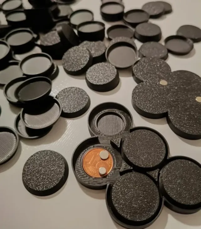 Bandejas peanas bases Warhammer TOW bolt