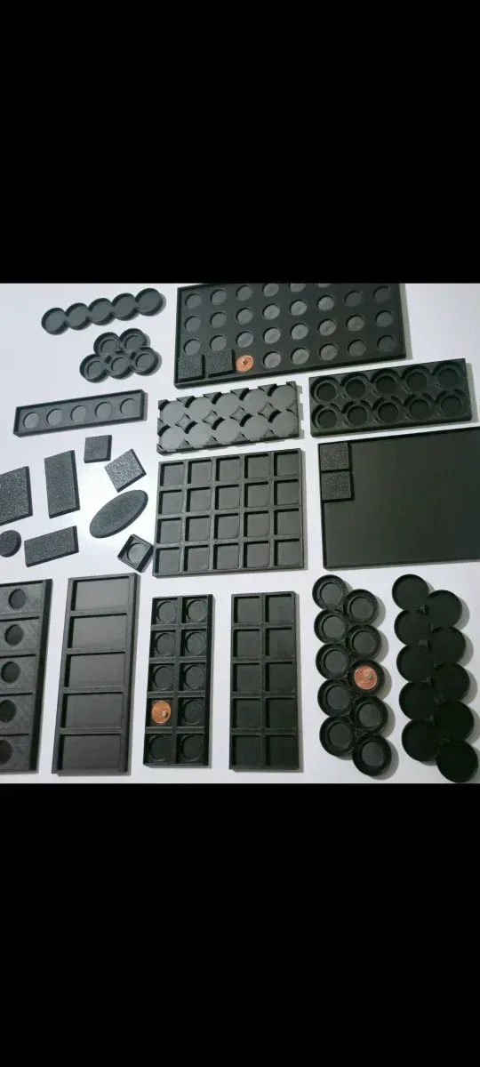 Bandejas peanas bases Warhammer TOW bolt