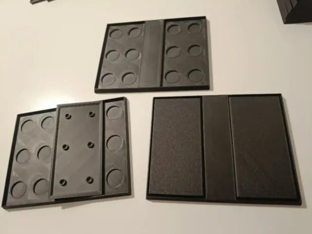 Bandejas peanas bases Warhammer TOW bolt