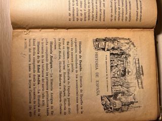 Historia de España  Libro escolar del 1925