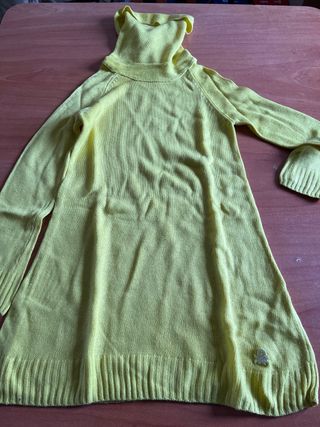 Vestido niña United Colors of Benetton amarillo