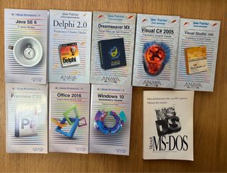 lote libros programación Anaya (o libros sueltos)