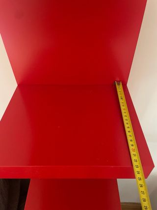 Estantería LACK Ikea Roja Edición limitada