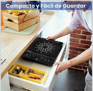 Placa vitrocerámica portátil 1 fuego A ESTRENAR