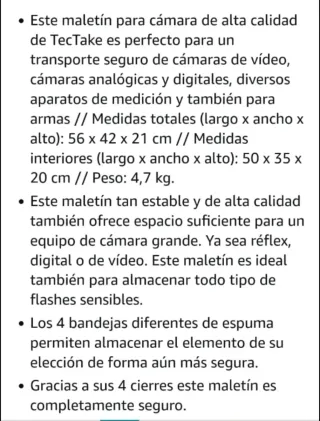 Maletín hermético acolchado