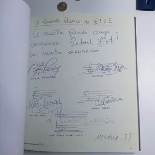 Libro de Honor. Homenaje a Rafael Botí.