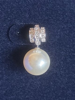 Pendientes Swarovski Perla y Circonitas