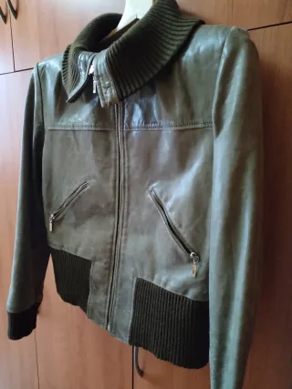 Chaqueta verde militar