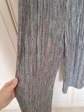 Tuta intera grigio argento