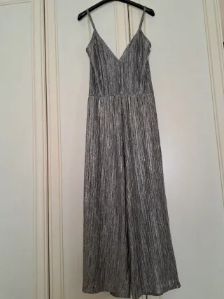 Tuta intera grigio argento