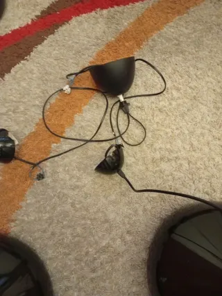 Lámpara de techo colgante negra