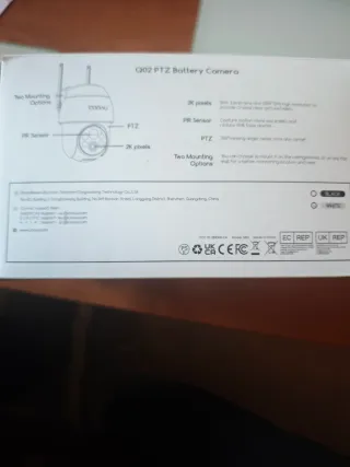 Cámara de Vigilancia COOAU Batería V2