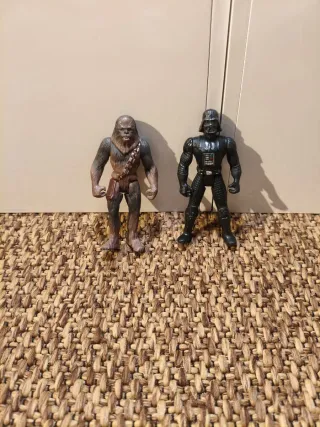 Figuras Chewbacca y Darth Vader Star Wars