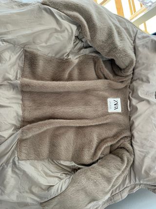 Abrigo Zara plumífero talla M
