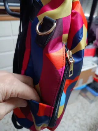 Mochila antirrobo multicolor