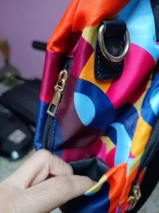 Mochila antirrobo multicolor