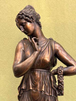 Estatua Bronce Hebe/Diana 64cm S.XX