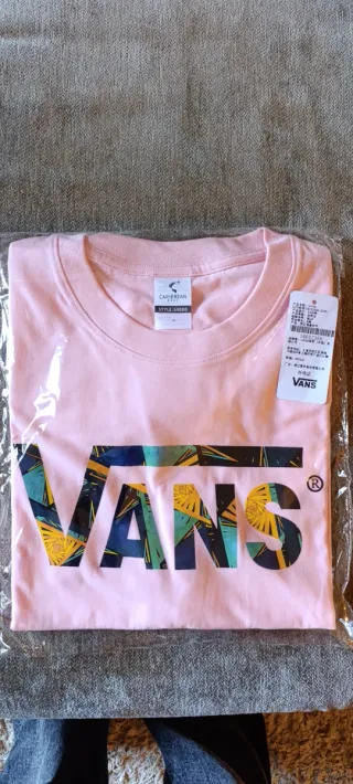 Camiseta Vans Rosa Talla M