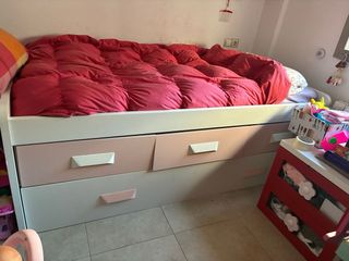 2 camas con cajones