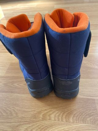 Botas de Nieve para Niño talla 34 Azul Naranja