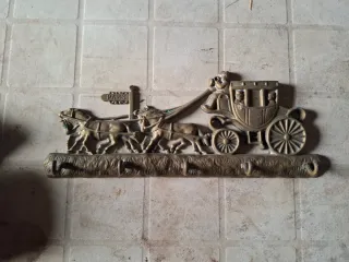 Appendiabiti Carrozza con Cavalli e Segnale PARIS