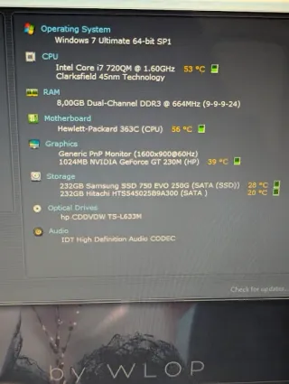 HP Pavilion dv7 da 17.3' retrogaming/multimedia