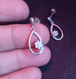 Pendientes Plata 925 con Circonitas