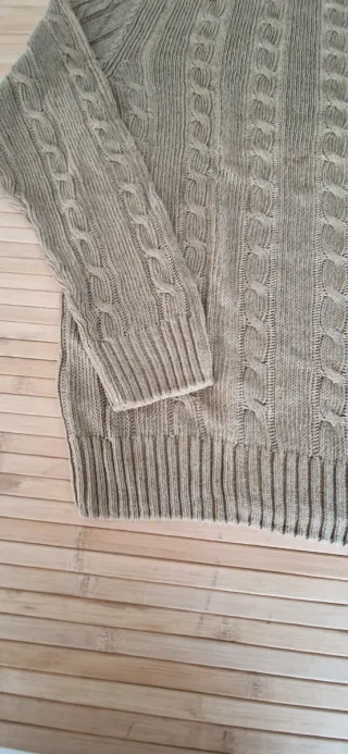 Jersey Burberry Algodón Lino Beige Talla 8