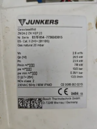 Placa Electrónica Junkers Ceraclass MIDI ZW24