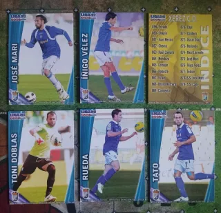 (017) Lote de 18 cromos del Xerez C.F 2011-2012